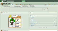 Desktop Screenshot of mollythelunatic.deviantart.com