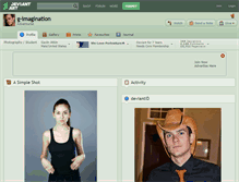 Tablet Screenshot of g-imagination.deviantart.com