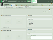 Tablet Screenshot of morgaine9.deviantart.com