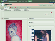 Tablet Screenshot of hspanky2009.deviantart.com