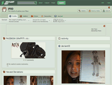 Tablet Screenshot of ip00.deviantart.com