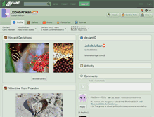 Tablet Screenshot of jobobarikan.deviantart.com