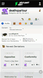Mobile Screenshot of deathsparlour.deviantart.com
