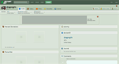 Desktop Screenshot of dragongrin.deviantart.com