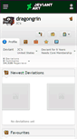 Mobile Screenshot of dragongrin.deviantart.com