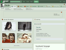 Tablet Screenshot of fas-ola.deviantart.com