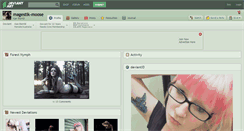 Desktop Screenshot of magestik-moose.deviantart.com