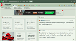 Desktop Screenshot of deadlysilent.deviantart.com