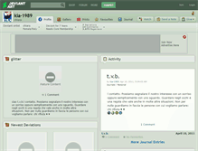 Tablet Screenshot of kia-1989.deviantart.com