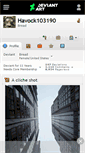 Mobile Screenshot of havock103190.deviantart.com