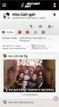 Mobile Screenshot of miss-gah-gah.deviantart.com