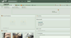 Desktop Screenshot of inspirenz.deviantart.com