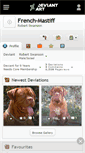 Mobile Screenshot of french-mastiff.deviantart.com