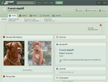 Tablet Screenshot of french-mastiff.deviantart.com