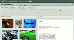 Desktop Screenshot of foreverartme.deviantart.com