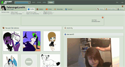 Desktop Screenshot of fallenangellove94.deviantart.com