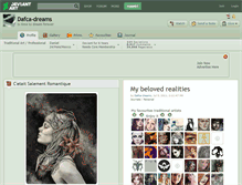 Tablet Screenshot of dafca-dreams.deviantart.com