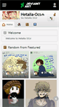 Mobile Screenshot of hetalia-ocs.deviantart.com