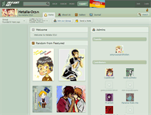 Tablet Screenshot of hetalia-ocs.deviantart.com