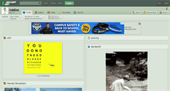 Desktop Screenshot of odddot.deviantart.com