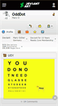 Mobile Screenshot of odddot.deviantart.com