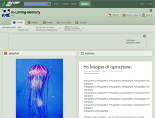 Tablet Screenshot of in-loving-memory.deviantart.com