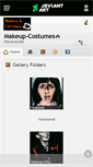 Mobile Screenshot of makeup-costumes.deviantart.com
