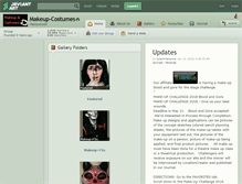 Tablet Screenshot of makeup-costumes.deviantart.com