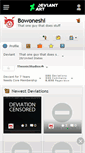 Mobile Screenshot of bowoneshi.deviantart.com