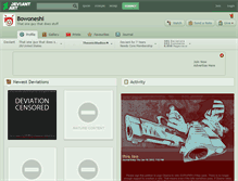 Tablet Screenshot of bowoneshi.deviantart.com