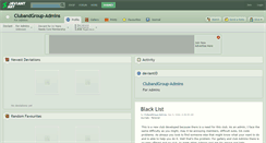 Desktop Screenshot of clubandgroup-admins.deviantart.com