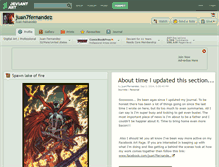 Tablet Screenshot of juan7fernandez.deviantart.com