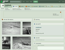 Tablet Screenshot of msdotnet.deviantart.com