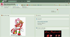 Desktop Screenshot of knux-amyloversclub.deviantart.com