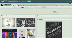 Desktop Screenshot of mariannizmo.deviantart.com