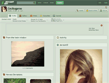 Tablet Screenshot of cecibugaroo.deviantart.com