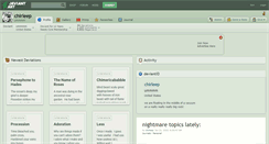 Desktop Screenshot of chirleep.deviantart.com