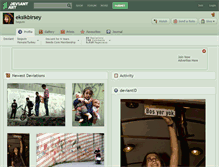 Tablet Screenshot of eksikbirsey.deviantart.com