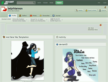 Tablet Screenshot of ladyrhiannon.deviantart.com