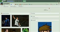 Desktop Screenshot of darkknightx5.deviantart.com