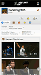 Mobile Screenshot of darkknightx5.deviantart.com