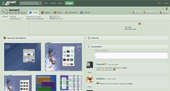 Desktop Screenshot of lennard.deviantart.com