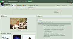 Desktop Screenshot of camelfox01.deviantart.com