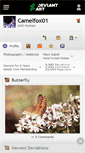 Mobile Screenshot of camelfox01.deviantart.com
