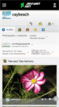 Mobile Screenshot of caybeach.deviantart.com