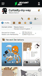 Mobile Screenshot of curiosity-my-way.deviantart.com