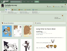 Tablet Screenshot of curiosity-my-way.deviantart.com