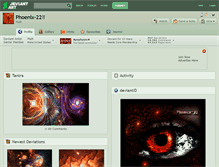 Tablet Screenshot of phoenix-22.deviantart.com