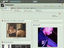 Tablet Screenshot of fledmorphine.deviantart.com