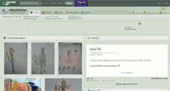 Desktop Screenshot of mikeyfoxtree.deviantart.com